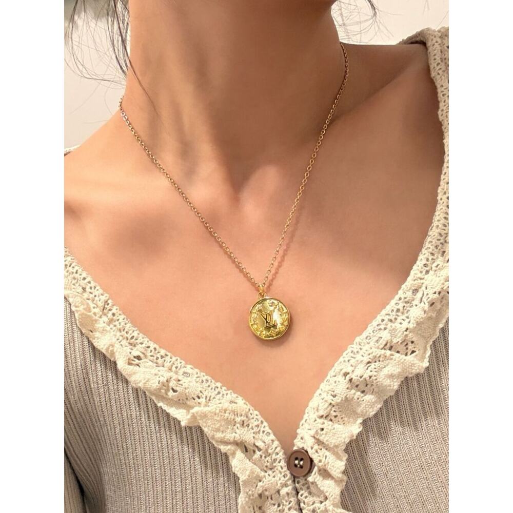 FINAL Sale! Vintage ONLY 1! Louis Vuitton Upcycled Necklace - Picture 6 of 7